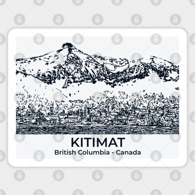 Kitimat - British Columbia Magnet by Lakeric